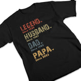 Personalized T-Shirt with Any Text or Names - Father's Day, Birthday Gift For Dad, Grandpa