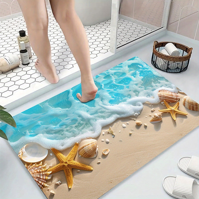 Beach Style Bath Rug Mat