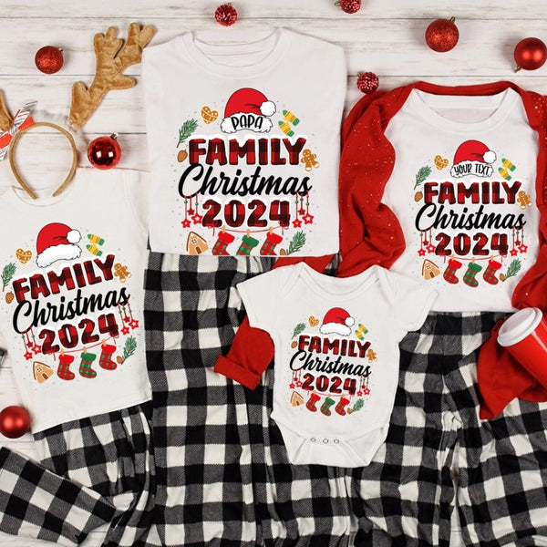 Custom Family Matching Christmas Shirt - Personalized Funny Family Christmas Sweatshirt