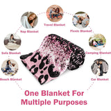 Customizable Birthday Gifts for Her- 50 and Fabulous Flannel Blanket- 50 Years Old Gifts for Women, 50th Birthday Gifts for Women, Friends, Mom, Wife, Aunt, Sister