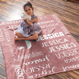 Personalized Name Blanket for Kids - Unique Birthday Gift for Kids Girls Boys and Adults