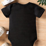 I Love Mom & Dad - Adorable Baby Bodysuit - Soft Polyester, Short Sleeve, Round Neck Romper for Newborns & Toddlers