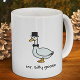 Mrs Mr Silly Goose - Funny Mug for Couples- Bride to be Husband to be Gift for Newlywed Engaged Couples