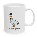 Mrs Mr Silly Goose - Funny Mug for Couples- Bride to be Husband to be Gift for Newlywed Engaged Couples