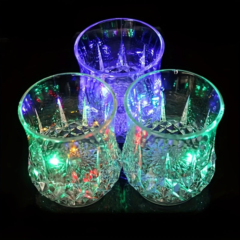 1pc Light Up Cups, Glow In The Dark, Party Supplies, Colorful LED Glowing water Cup For Party, Birthday, Christmas, Disco, Valentine's Day