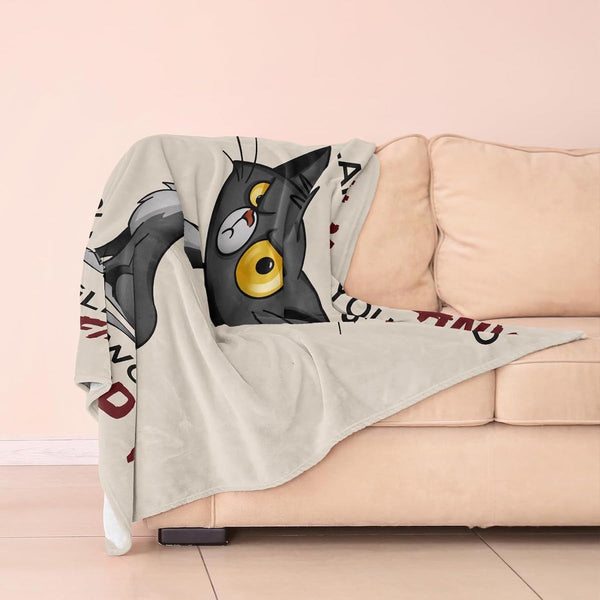 Funny Throw Blanket, Perfect Gift for Kids and Adults, Unique Birthday Gifts for Women Men Who Have Everything