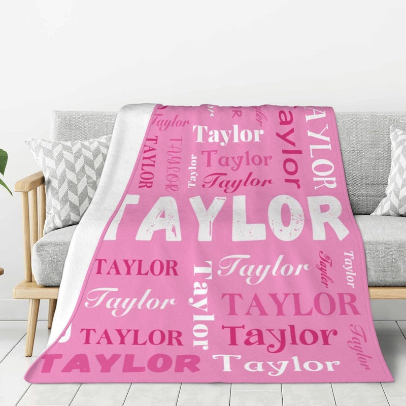 Personalized Blanket with Name - Unique Birthday Gifts for Girls Boys and Adults