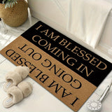 Welcome Door Mat - Non-Slip, Absorbent Entrance Rug for Home & Kitchen