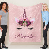 High Quality Super Soft Personalized Name Blankets