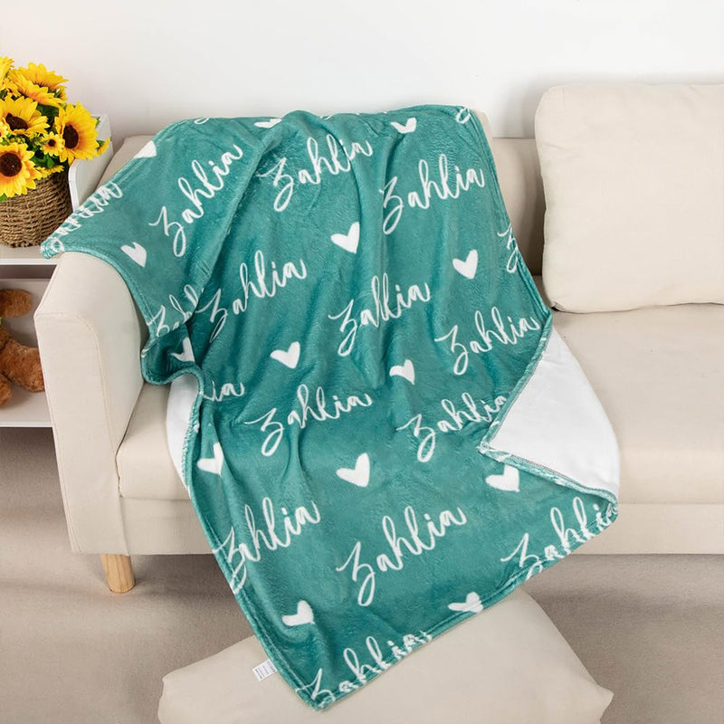 High Quality Super Soft Personalized Name Blanket for All Ages