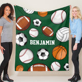 High Quality Super Soft Personalized Name Blanket for All Ages