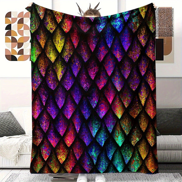 Cool Dragon Scale Blanket