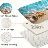 Beach Style Bath Rug Mat