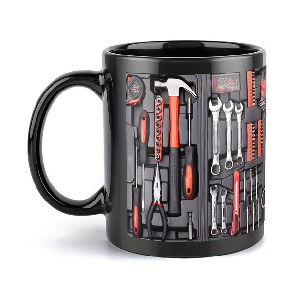 Cool Toolbox Mug - Father's Day Birthday Gift for Men, Dad, Grandpa, Husband