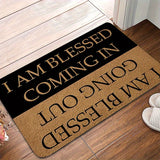 Welcome Door Mat - Non-Slip, Absorbent Entrance Rug for Home & Kitchen