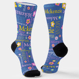 Unisex Custom Name Socks