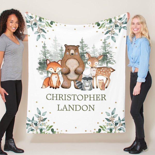 High Quality Super Soft Personalized Name Blankets