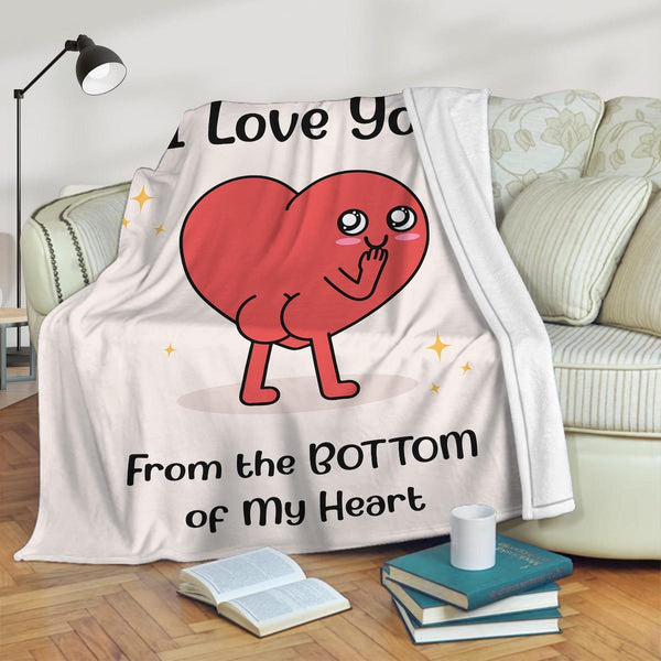 Funny I Love You Blanket, Anniversary Wedding Gifts for Couple, Romantic Gift for Him Her, Valentine's Day Present for Girlfriend Boyfriend