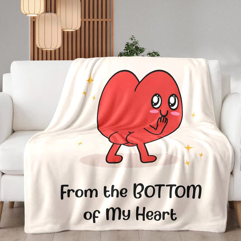 Funny I Love You Blanket, Anniversary Wedding Gifts for Couple, Romantic Gift for Him Her, Valentine's Day Present for Girlfriend Boyfriend