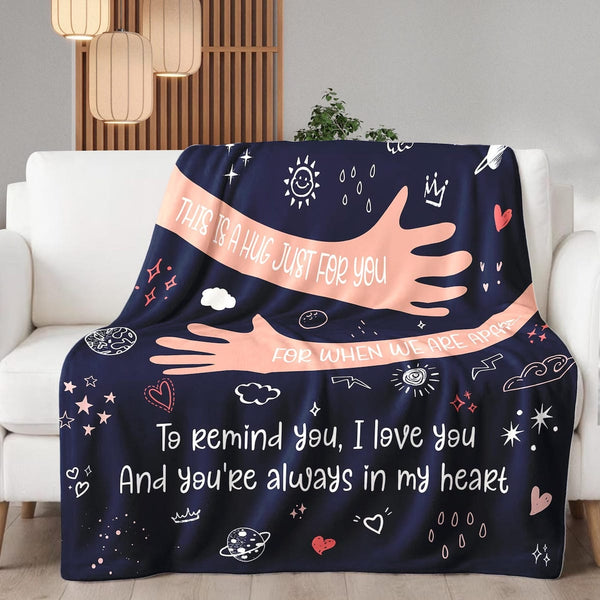 Sending a Hug Blanket, Thinking of You Hug Blanket for Friend Sister or Mom, After Surgery Get Well Soon Gift