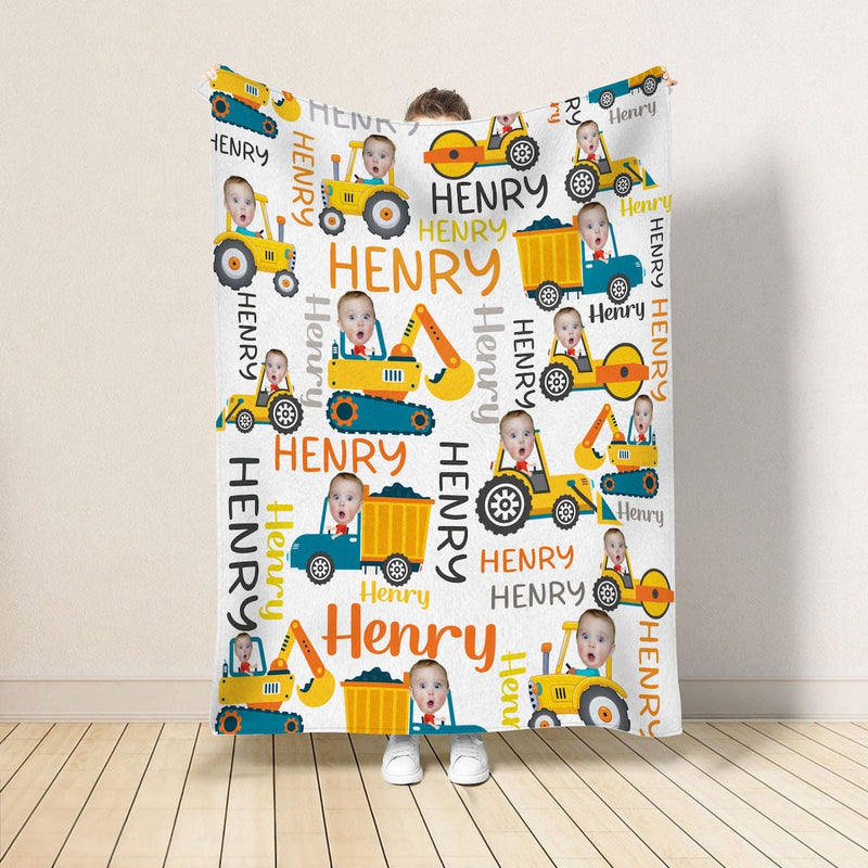 Personalized Cartoon Cars Blanket, Custom Name Pixar Cars Blanket, Lightning McQueen Sally Tow Mater Characters Blanket, Cars Birthday Gifts