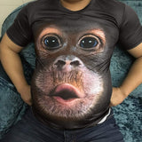 Unisex Funny 3D Monkey T-Shirt