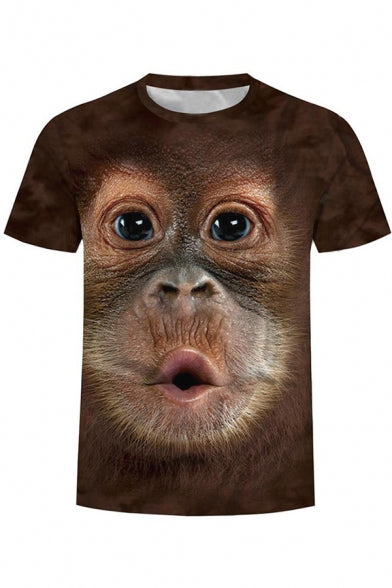 Unisex Funny 3D Monkey T-Shirt