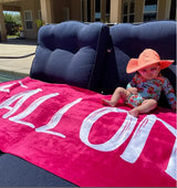 Personalized Name Beach Towel Bath Towel Pool Towel