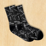 Unisex Custom Name Socks