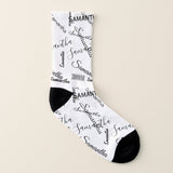 Unisex Custom Name Socks