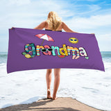 Personalized Name Beach Towel Bath Towel Pool Towel