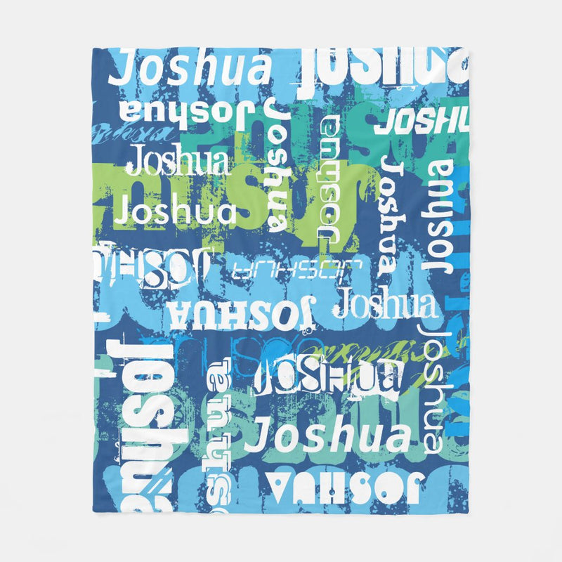 High Quality Super Soft Personalized Name Blanket