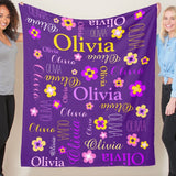 High Quality Super Soft Personalized Name Blanket for All Ages