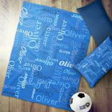 High Quality Super Soft Personalized Name Blanket