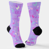 Unisex Custom Name Socks