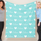 High Quality Super Soft Personalized Name Blanket for All Ages