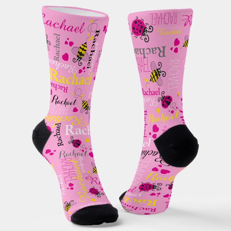 Unisex Custom Name Socks