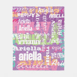 High Quality Super Soft Personalized Name Blanket