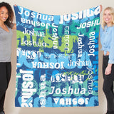 High Quality Super Soft Personalized Name Blanket