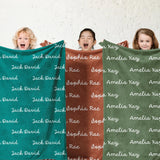 High Quality Super Soft Personalized Name Blanket