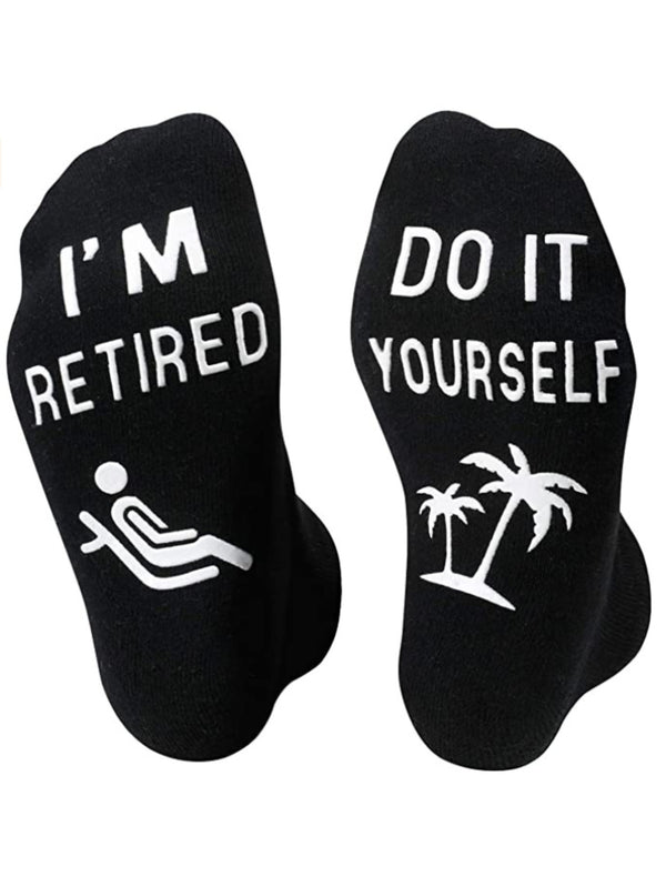 I'm retired socks