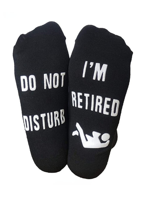 I'm retired socks