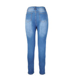 Plus High Waist Cut Out Split Hem Jeans