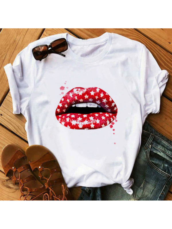 Lip Print Tee