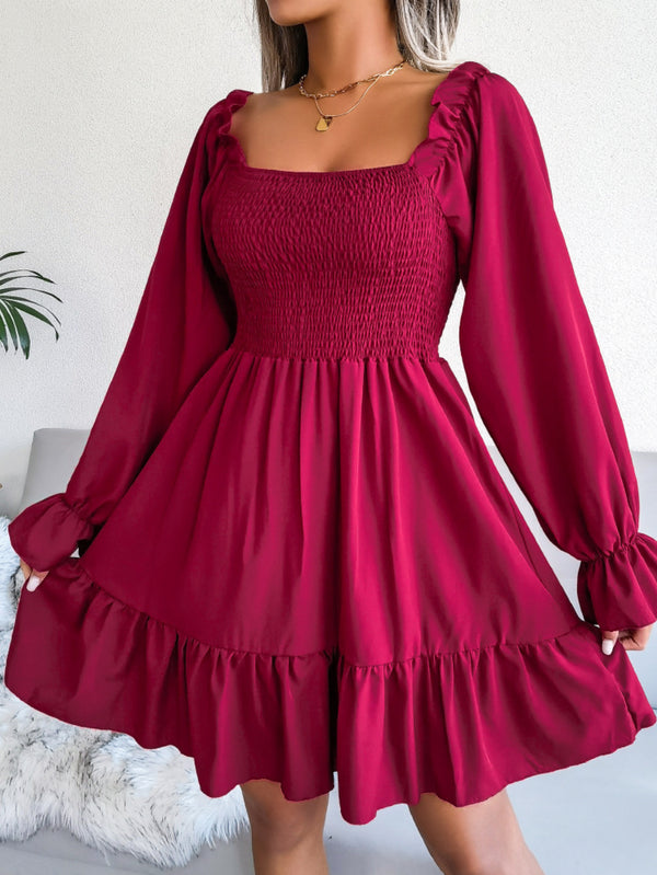 Ruffle Hem Dress