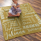 High Quality Super Soft Personalized Name Blanket for All Ages