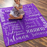 High Quality Super Soft Personalized Name Blanket for All Ages