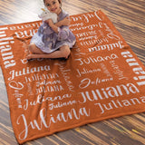 High Quality Super Soft Personalized Name Blanket for All Ages