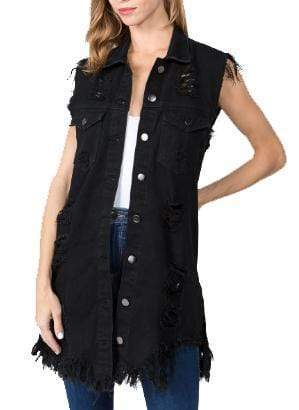 Sleeveless Denim Jacket