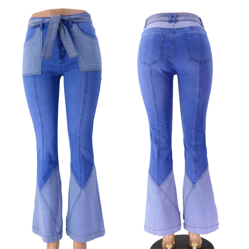 High Waist Flare Leg Jeans